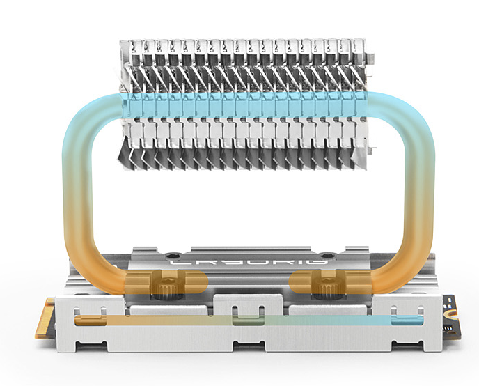 M2 ssd store cooler